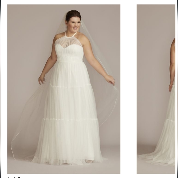 Davids Bridal Wedding Gown - Picture 1 of 3